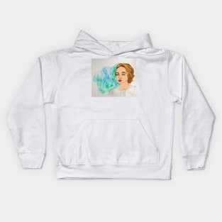 Indian Summers Watercolor Painting Kids Hoodie